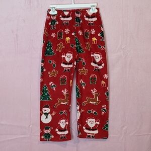 The Children's Place Red Fleece Christmas Pajama Pants size Small